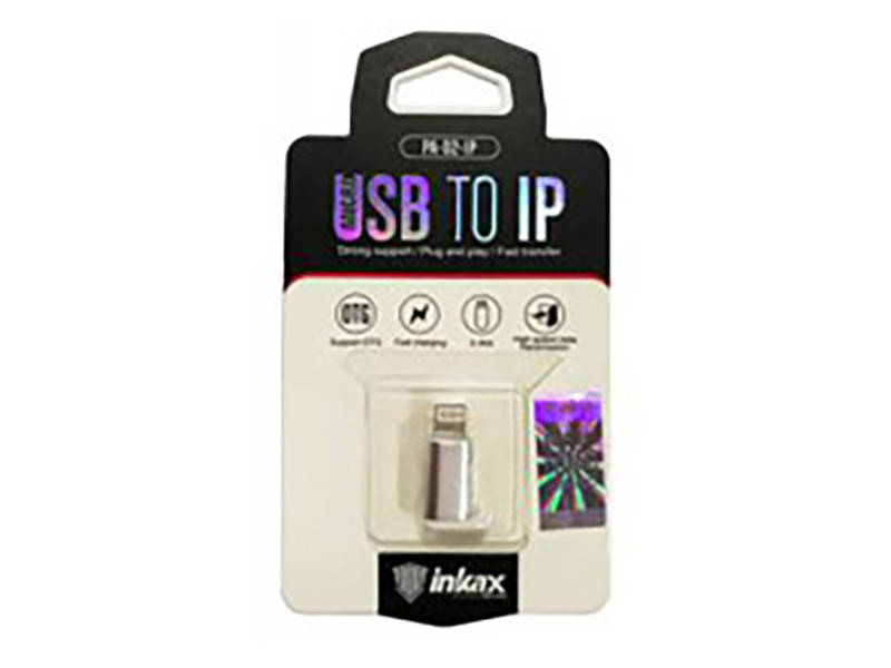 

Переходник micro USB - Lightning Inkax PA-02 (уп. 80шт) 800шт 8006