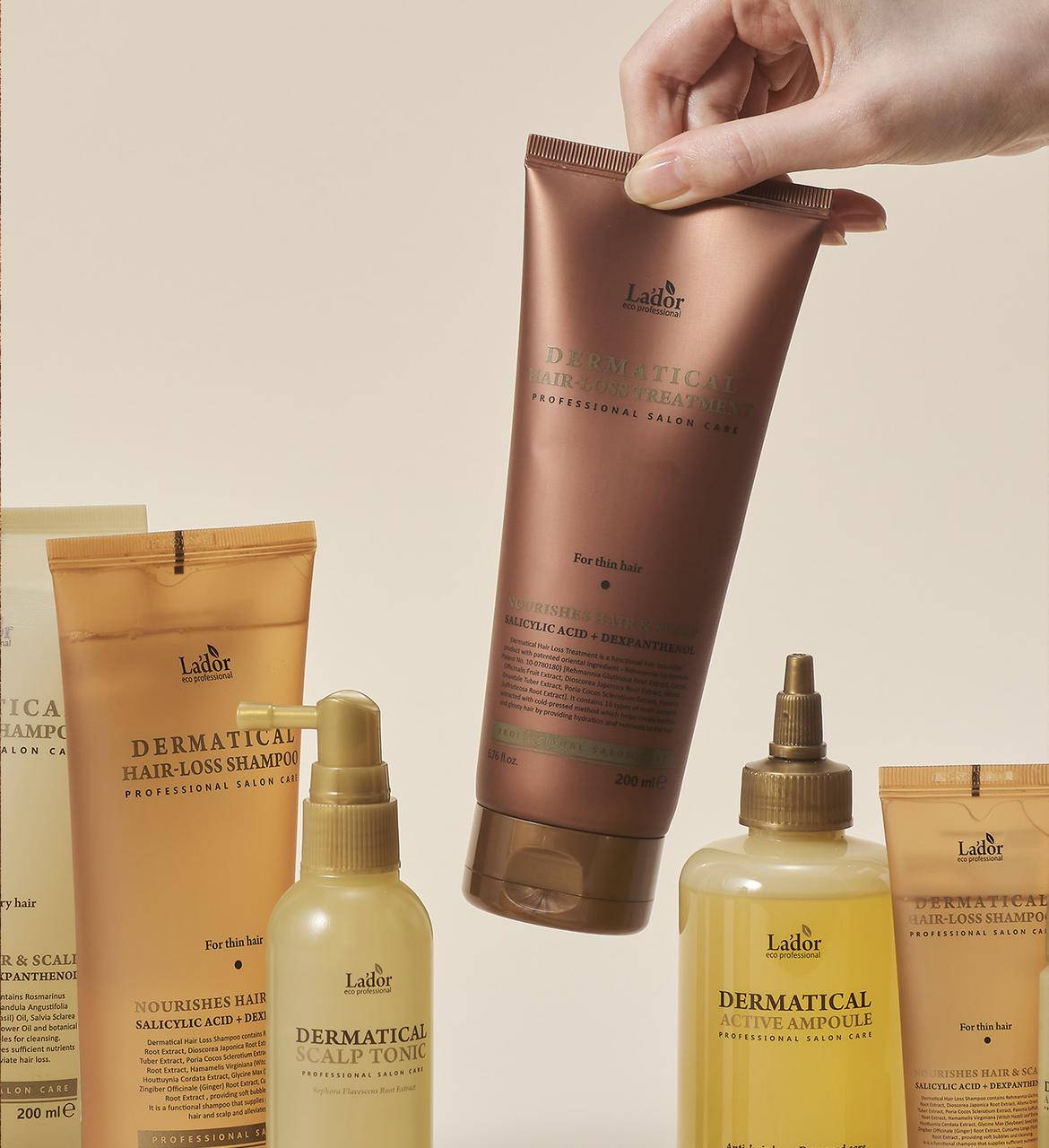 

Маска против выпадения для тонких волос Lador Dermatical Hair-Loss Treatment For Thin Hair, 200 мл
