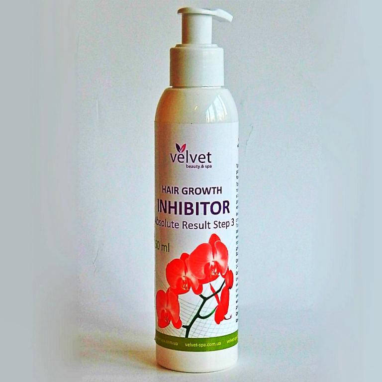 

Ингибитор для замедления роста волос «Абсолютный результат III шаг» 150 мл. Velvet