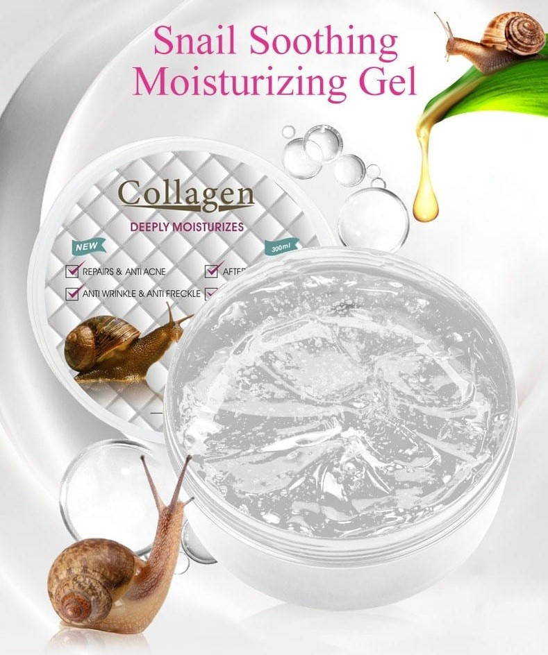 

Гель для лица и тела с муцином улитки Snail Soothing Moisturising Gel 300мл