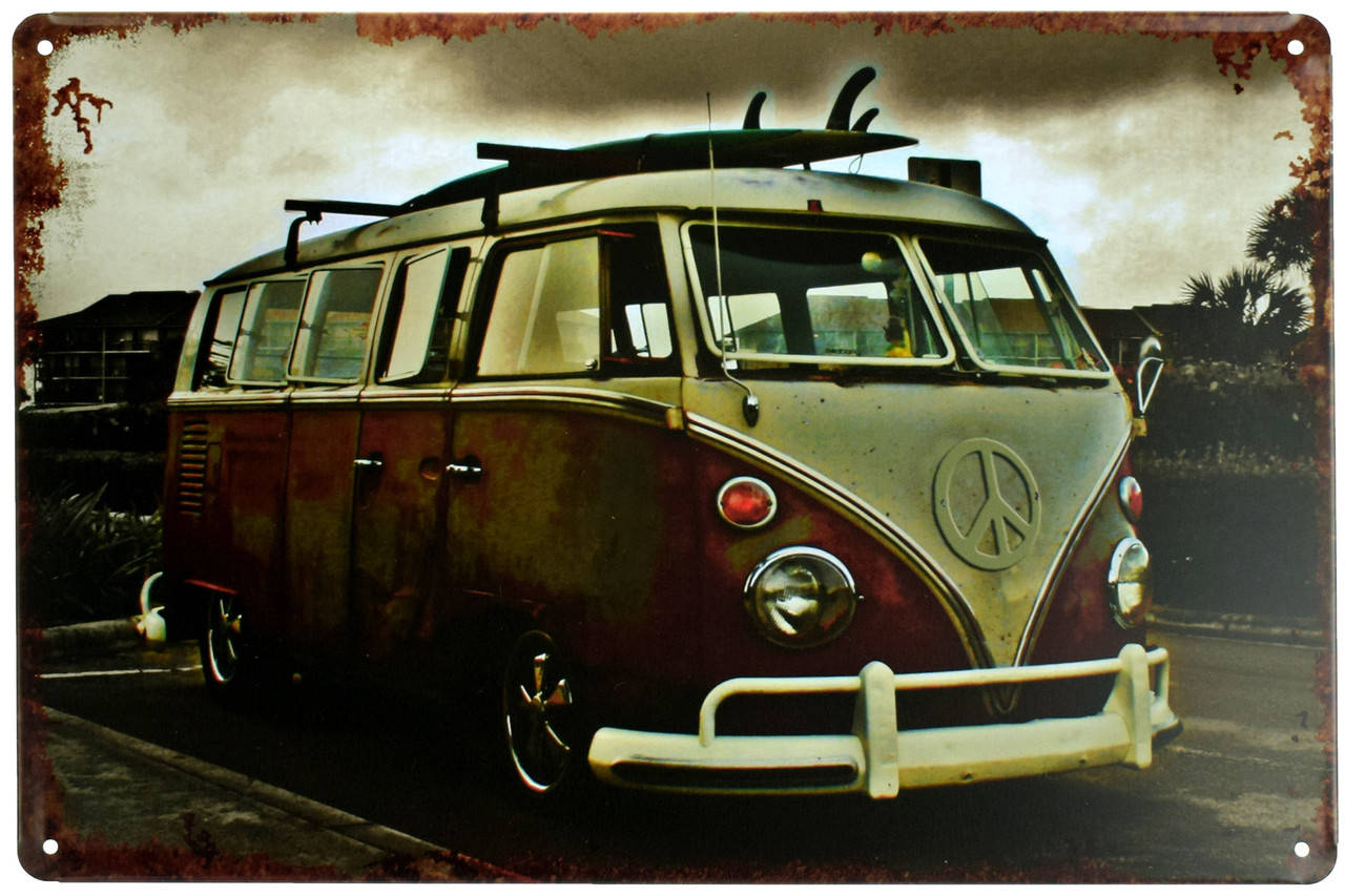 

Металлическая табличка "Volkswagen Kombi (1961)" (ms-00439)