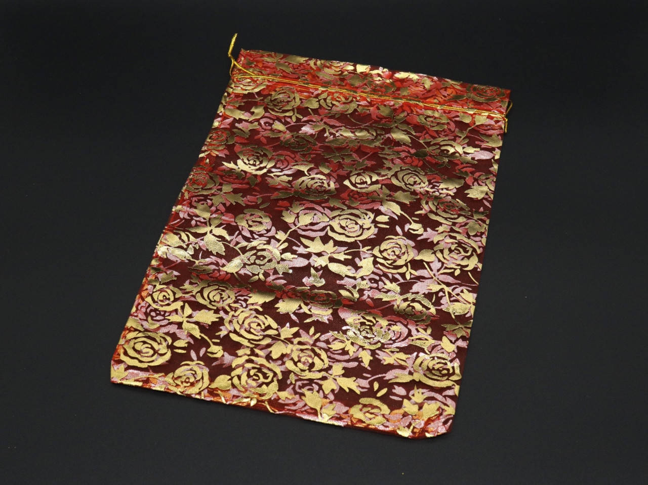 

Подарочные мешочки из органзы. Цвет красный. 20х30см