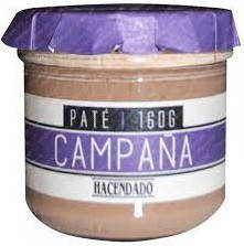 

Паштет свиной Hacendado Pate Campana , 160г