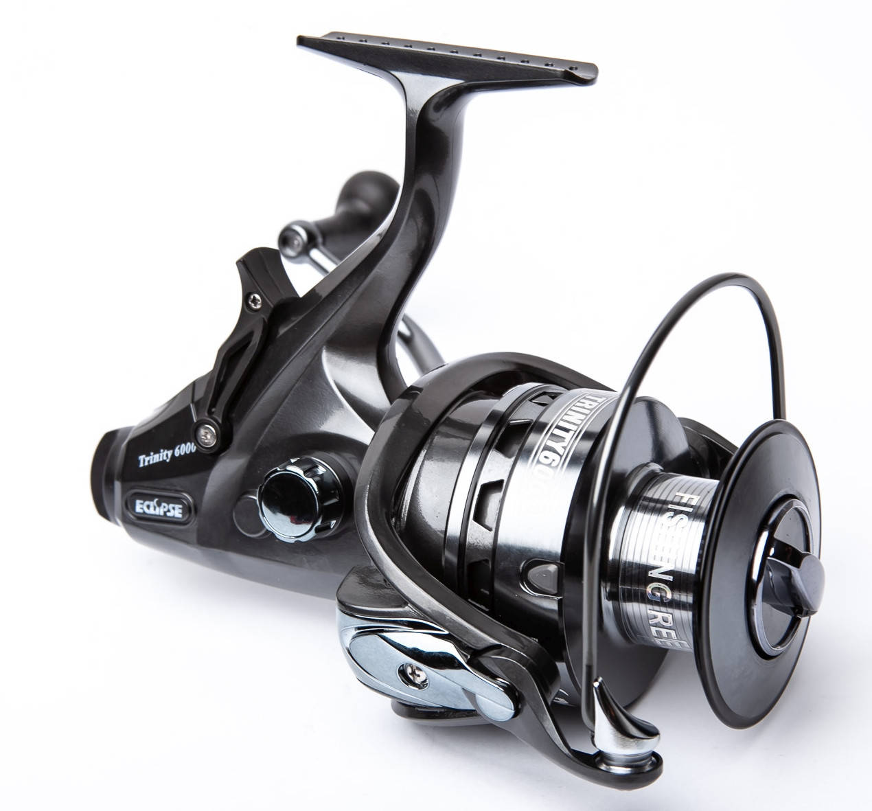 

Катушка Eclipse TRINITY  9+1 Bb Карповая с байтранером, Черный