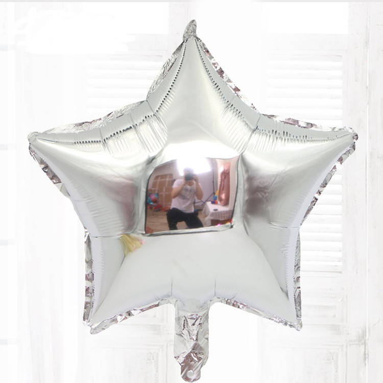 

Шар фольгированный Звезда 25 см Металлик серебро