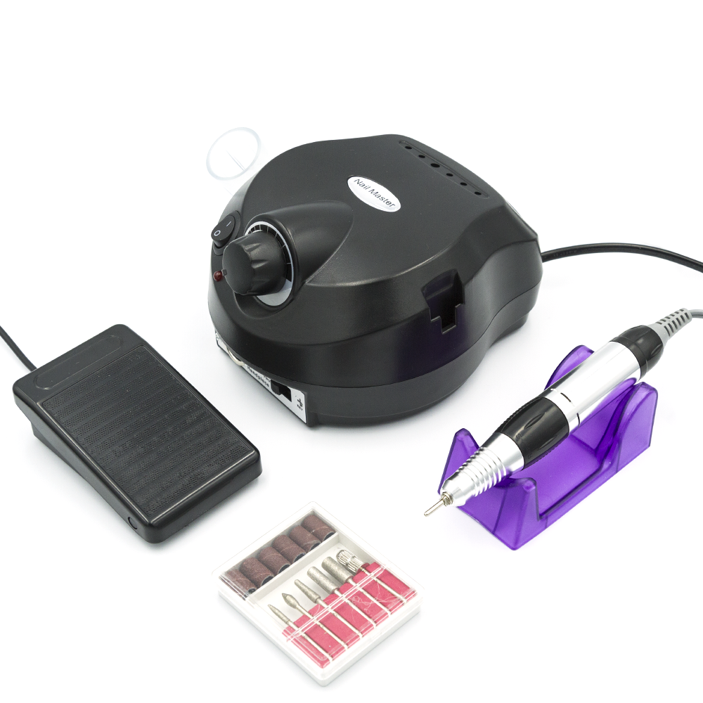 

Фрезер для маникюра Nail Master ZS-601 65Вт, 45000 об/мин (черный)