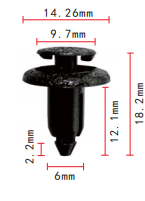 

Клипса крепления обшивки салона, багажника Lexus Toyota 9046706133B0 9046706133B5 9046706133C0 9046706133B4