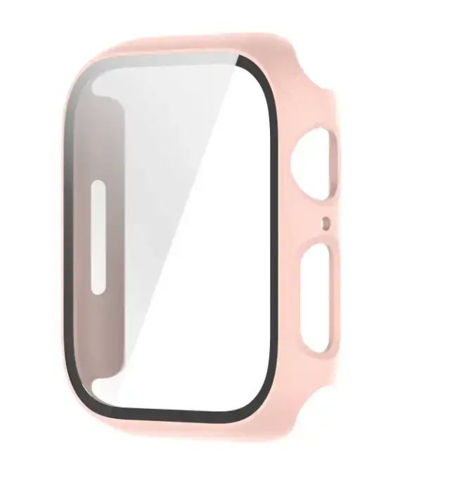 

Чехол-накладка DK Пластик Soft-Touch Glass Full Cover для Apple Watch 42mm (pink)