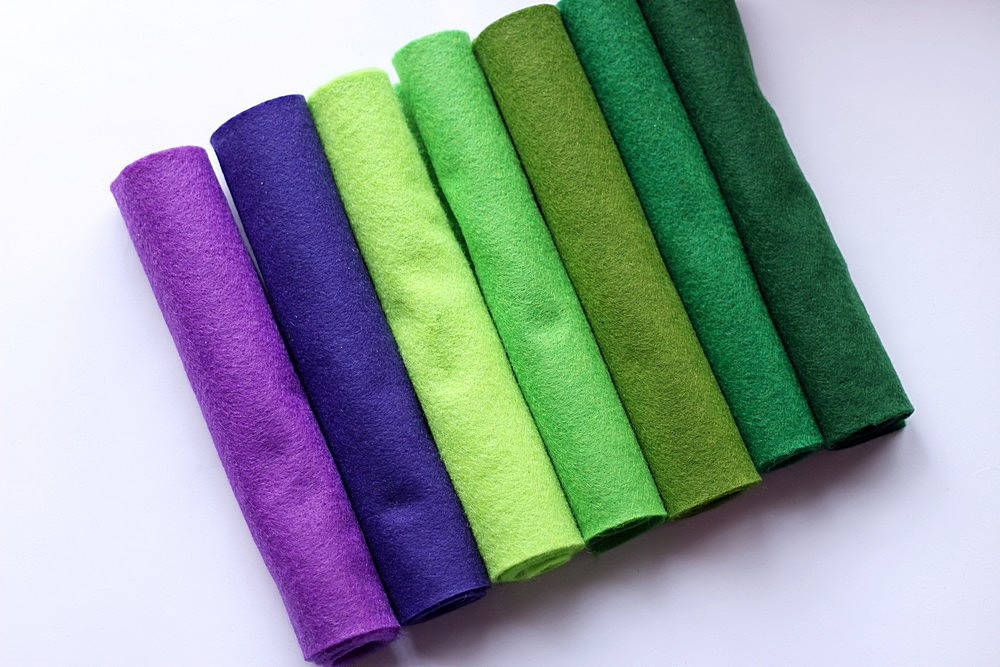 

Набор китайского мягкого фетра Pugovichok "Фиалка" 7 цветов для рукоделия и творчества (SUN7160)