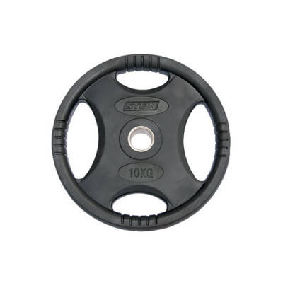 

Диск обрезиненный Stein 10 кг /черный