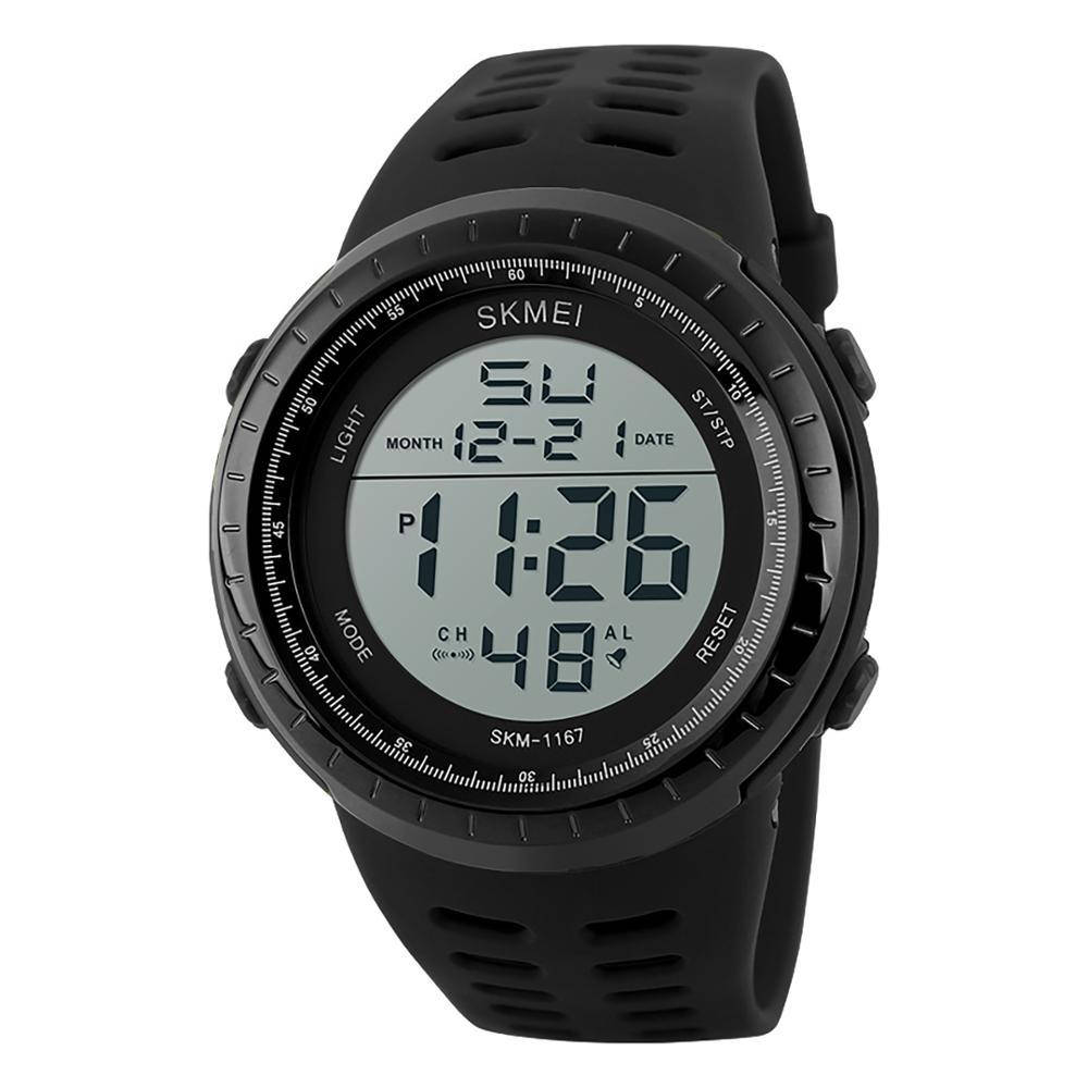 

Skmei 1167 Tactic Черные мужские спортивные часы