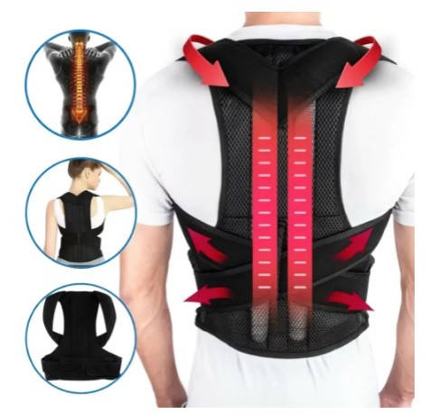 

Бандаж для вирівнювання спини Back Pain Help Support Belt ортопедичний коректор
