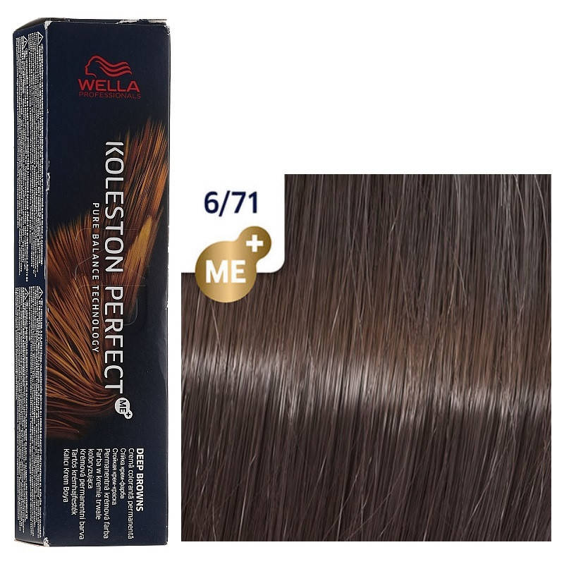 

Краска для волос Wella Professionals Koleston Deep Browns 6/71 темно-русый коричнево-пепельный