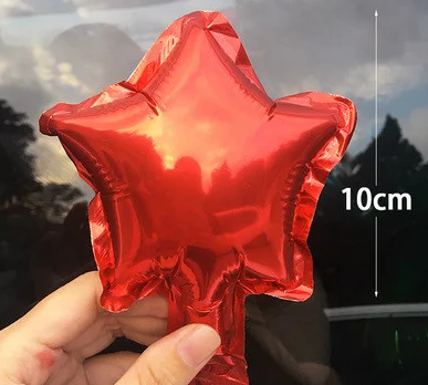 

Фольгированная звезда 5"(12см) красная, Китай