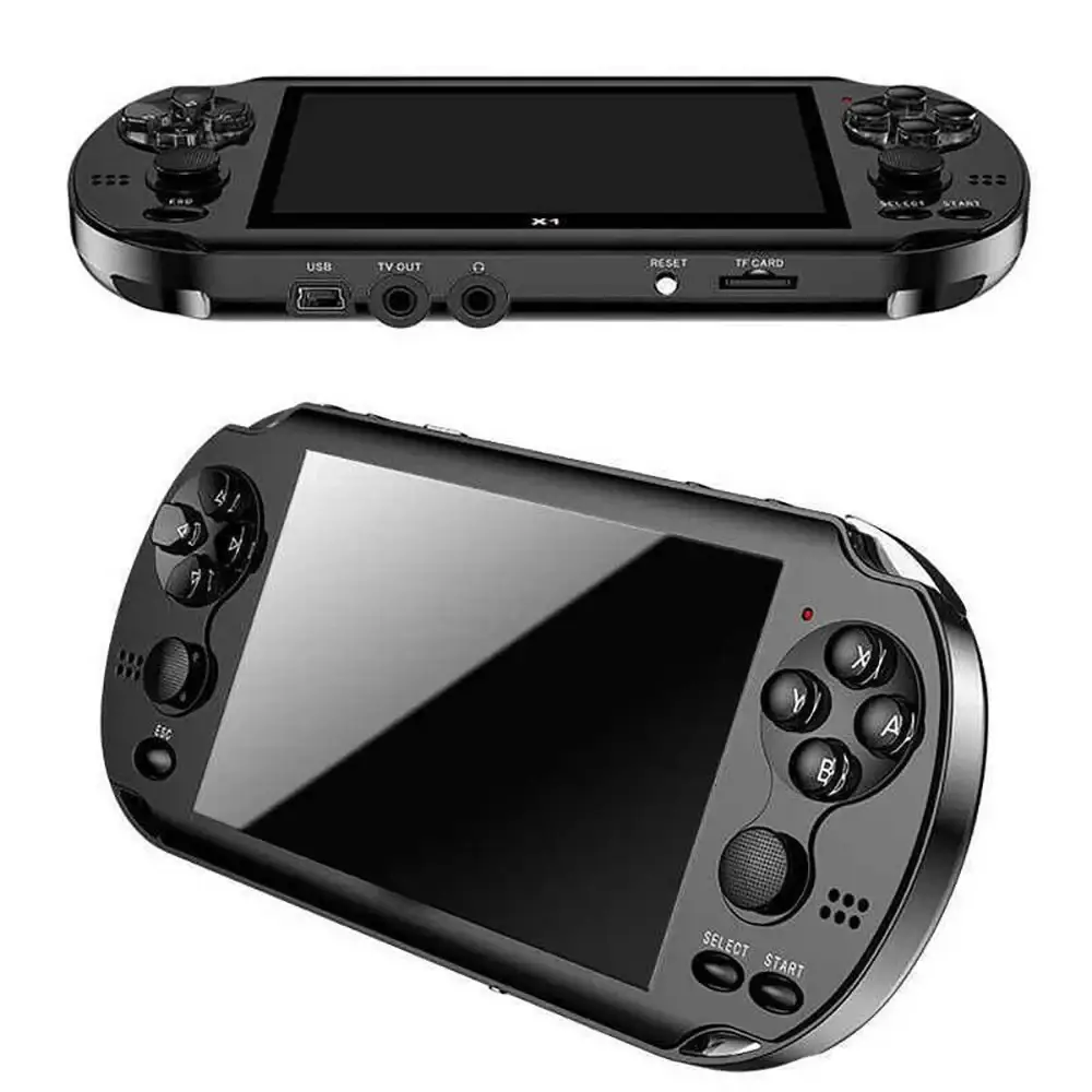 

Портативная игровая приставка PSP с функцией загрузки игр с компьютера, Черный