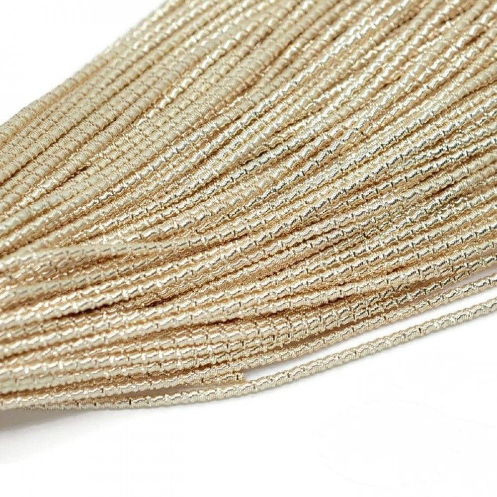 

Канитель фигурная "Бамбук" 2 мм, золото