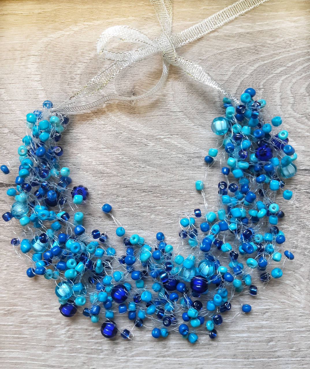 

Намисто Зоряний Пил синьо-блакитне