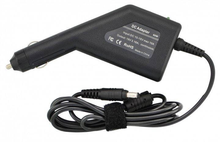 

Автомобильное зарядное для ноутбука SAMSUNG 19V 3.16A 5.5х3.0, Черный