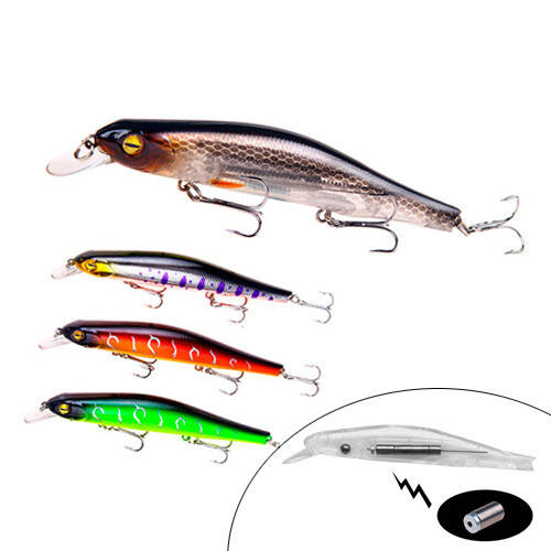 

Набор из 4 разноцветных воблеров приманок с магнитом 12см 17г