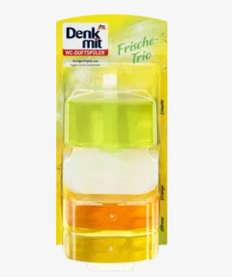 

Denkmit WC-Duftspüler Frische Trio подвесной блок для унитаза 165 мл