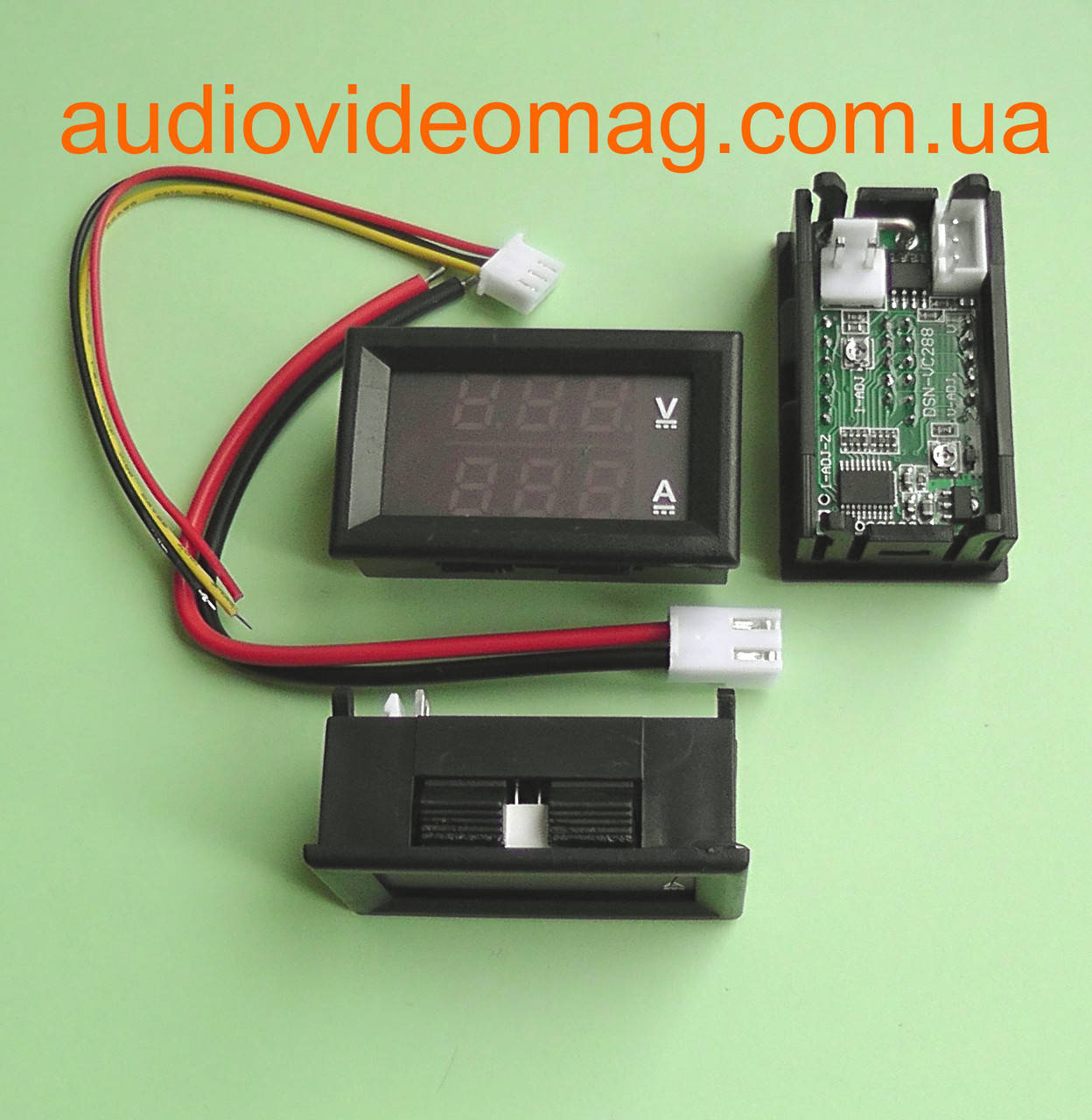 

Амперметр-Вольтметр 10А / 100V для постоянного тока, в корпусе