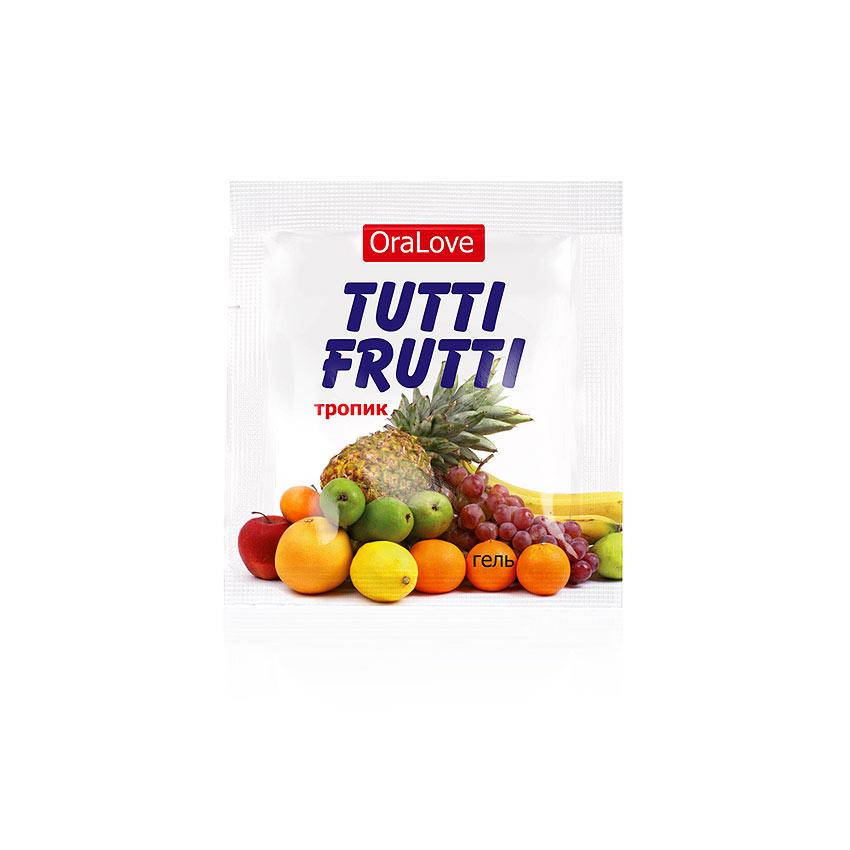 

ГЕЛЬ "TUTTI-FRUTTI "ТРОПИК" серии "OraLove" одноразовая упаковка 4 г