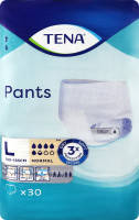 

Подгузники-трусы для взрослых Tena Pants Large 30 шт 100-135см 5 капель
