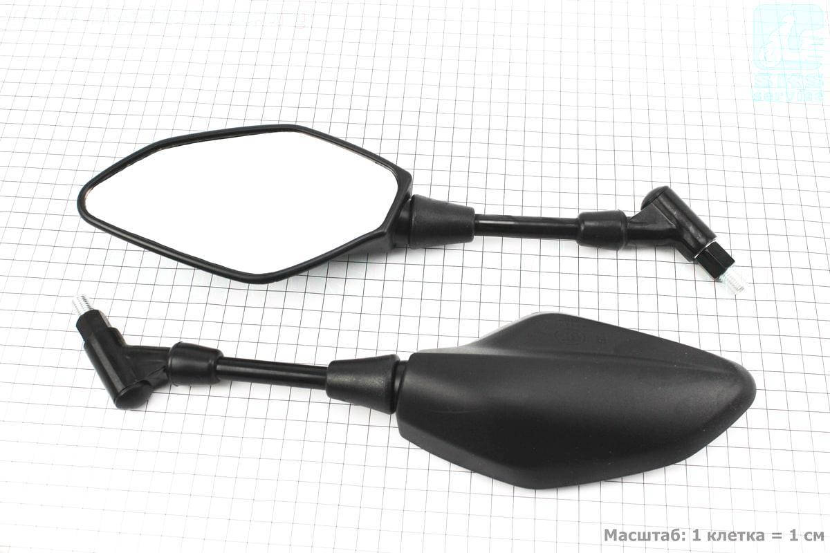 

Зеркала к-кт на мотоцикл "призма" черный, м10 (под крепление Yamaha) "высокое крепление" (ССС - знак качества)