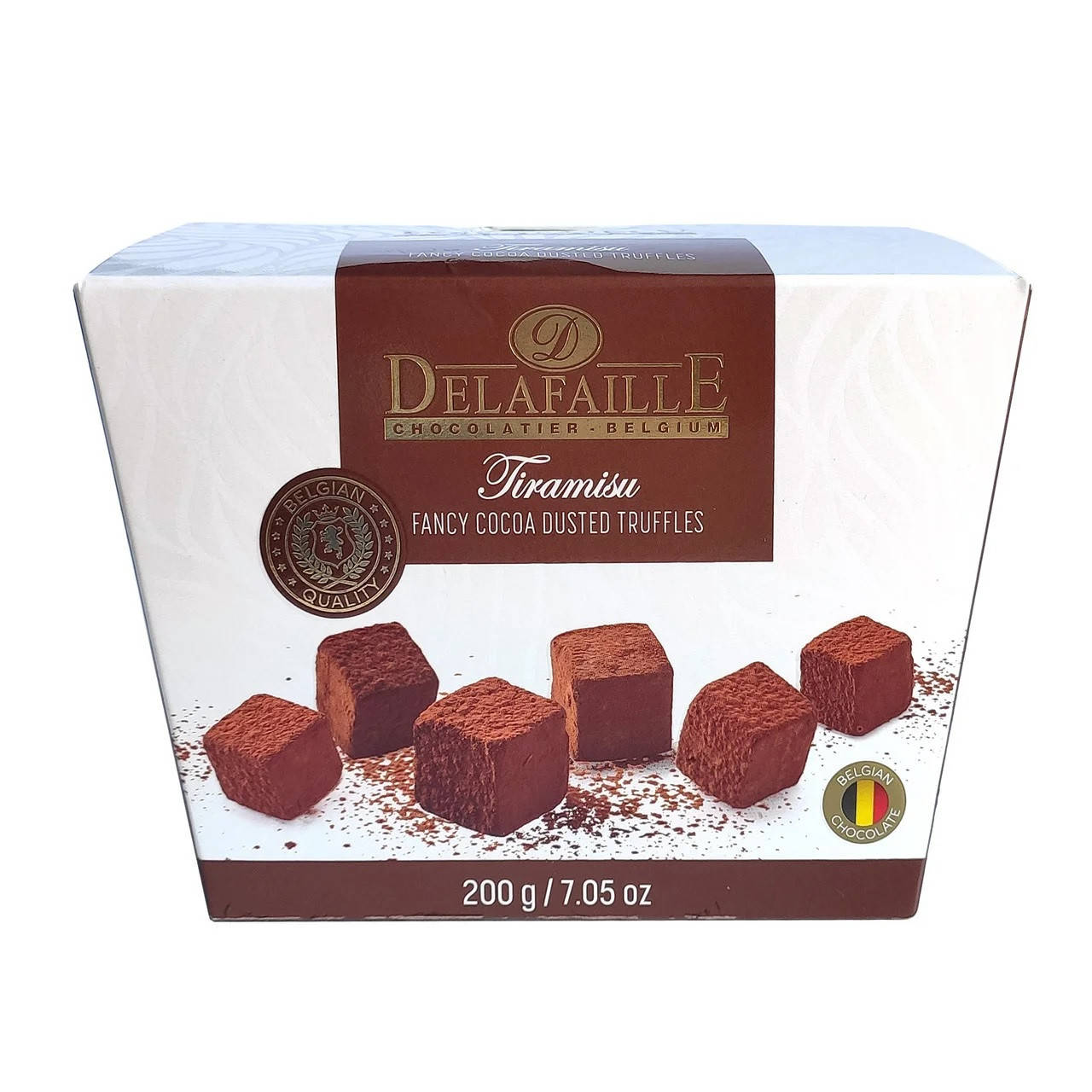 

Конфеты трюфели Delafaille Tiramisu Тирамису 200 г Бельгия