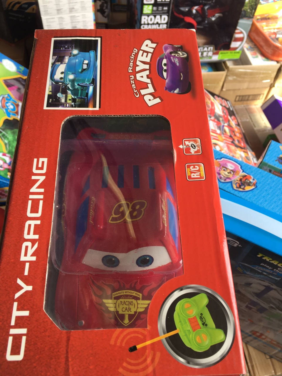 

Машина Cars "Тачки" молния Маквин аккумуляторная на Р/У 6777