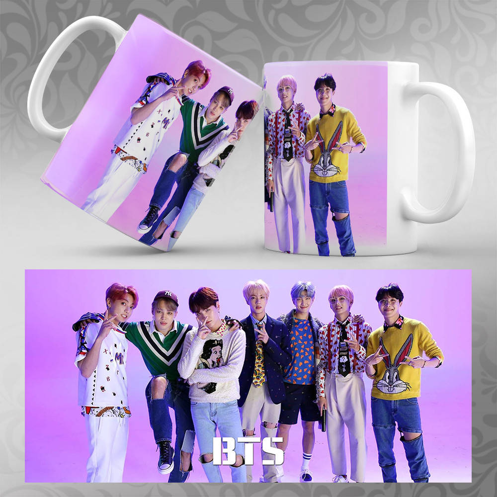

Чашка K-Pop BTS 055, Белый