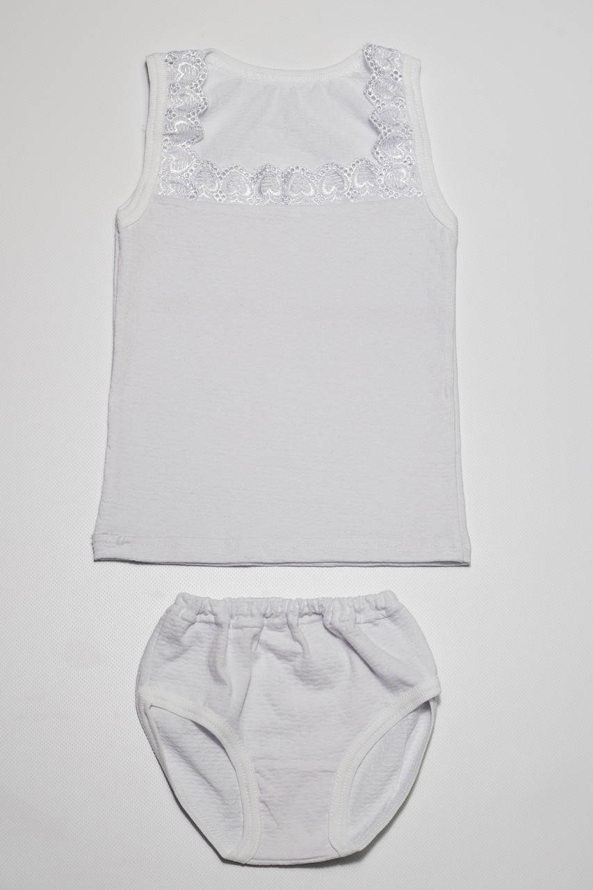 

Комплект нижнего белья для девочки 26, Белый