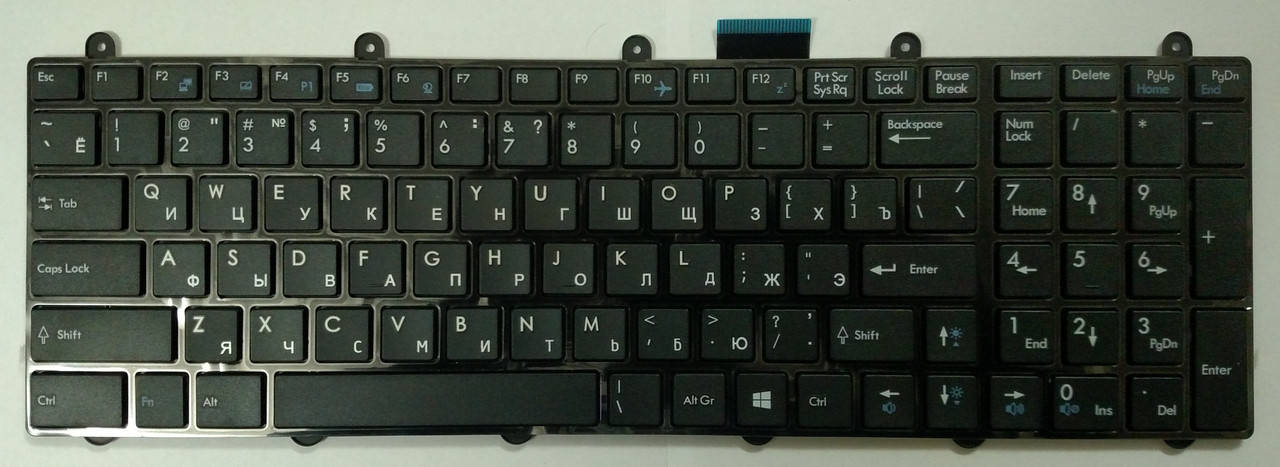 

Клавиатура для ноутбука MSI GE70 MS-1756, MS-1757, MS-1759, Черный