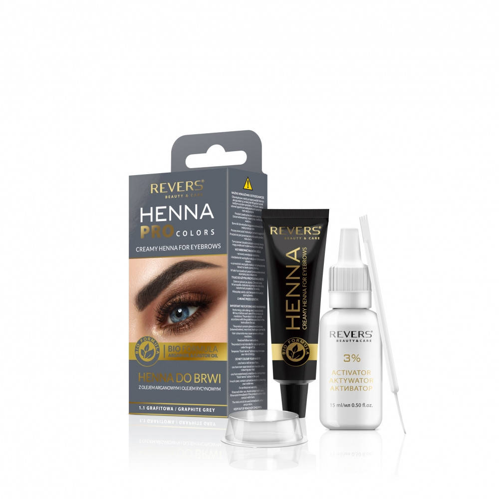 

Кремова хна для брів Revers PRO COLORS