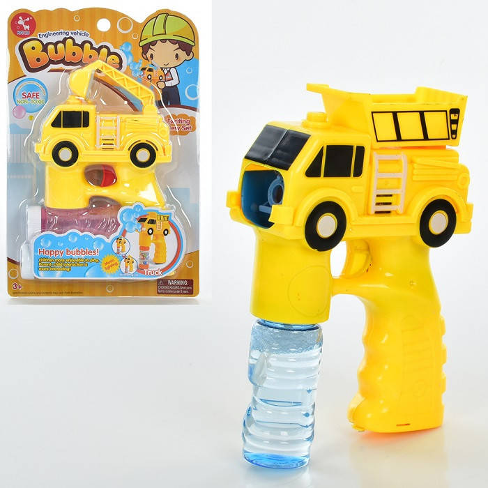 

Мильні бульбашки KL2008Y-2 будтехніка,муз.,світло,запаска 2шт.,2види, бат., бліст.,18-27-5,5см.