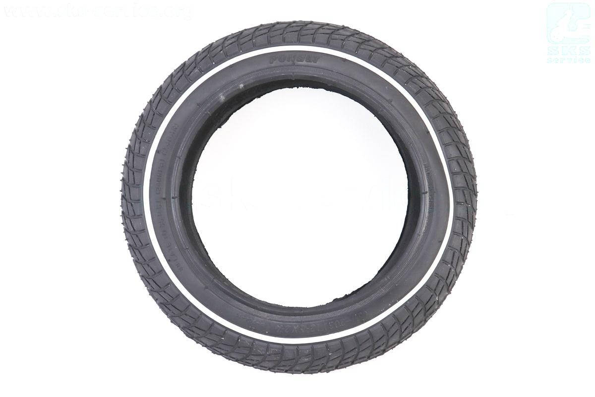 

Шина 12" 1/2х2 1/4 (57-203) дорожная с белой полосой P704 (402743)