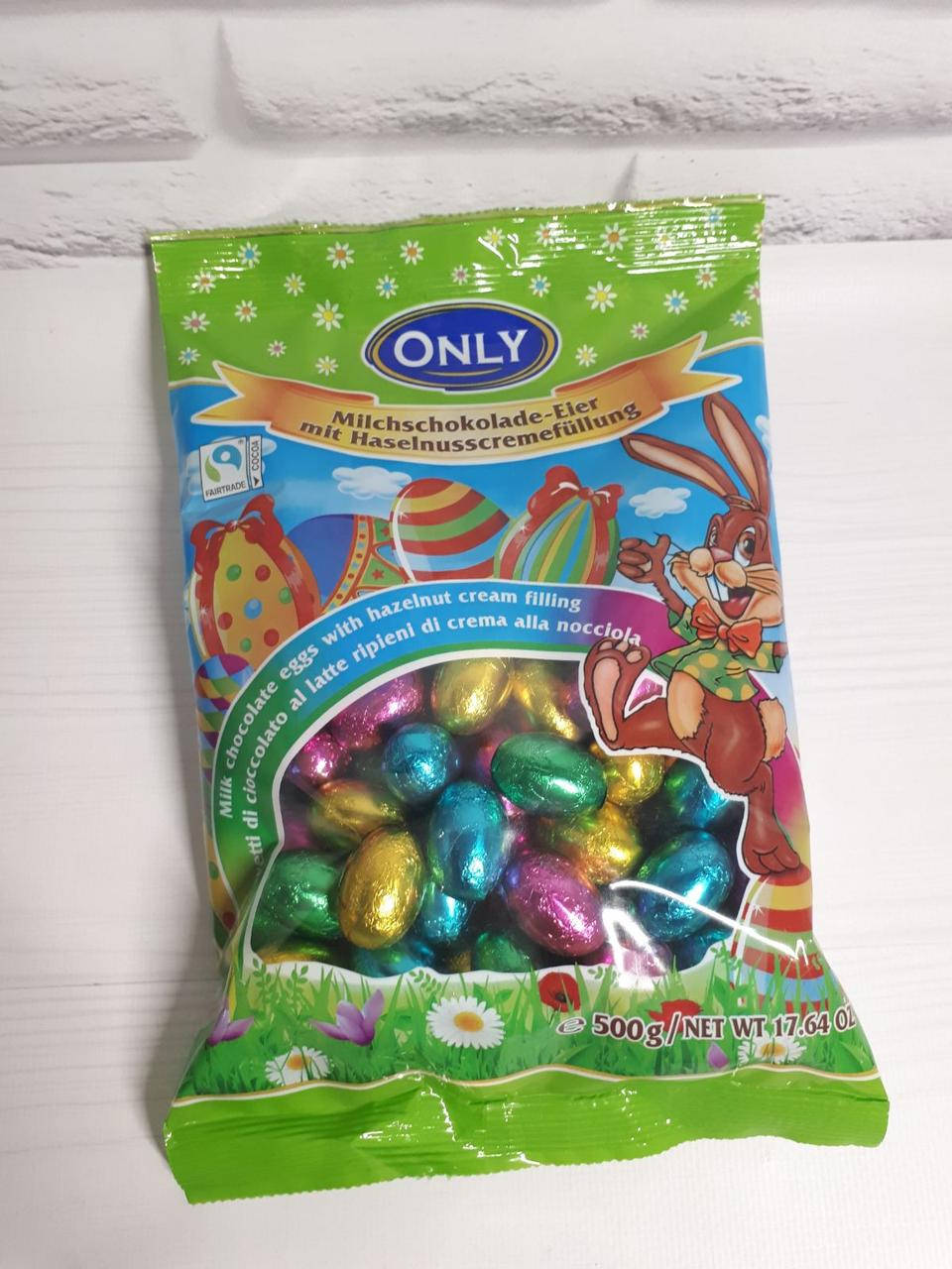 

Шоколад (конфеты) молочный с ореховым пралине Only Австрия 500г