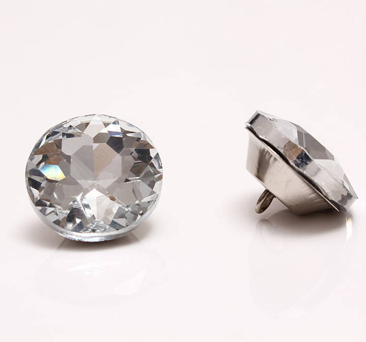 

Мебельные пуговицы страз для каретной стяжки 20 мм, огранка "Алмаз"