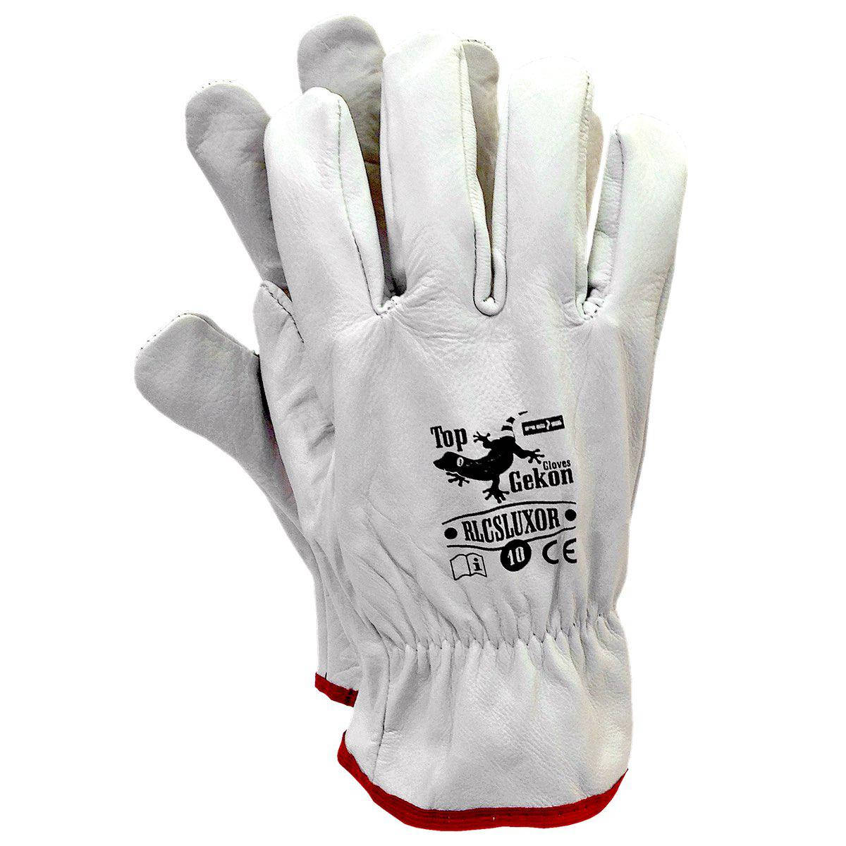 

Перчатки RLCSLUXOR (REIS - Top Gekon), гладкие цельнокожанные., Светло-серый