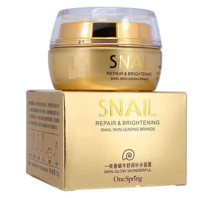 

Омолаживающий и осветляющий крем One Spring с муцином улитки, 50 г