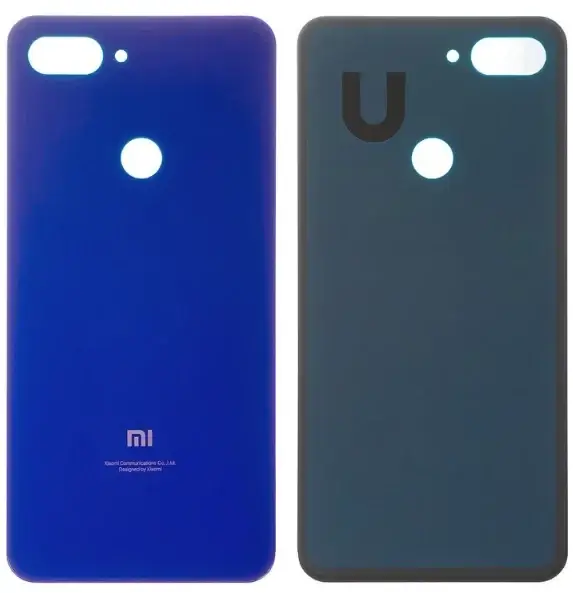 

Задняя крышка для смартфона Xiaomi Mi8 LITE, голубая, Голубой