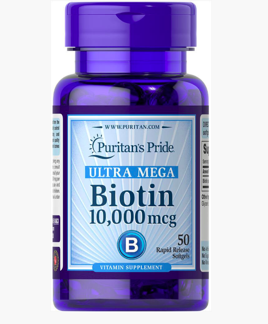 

Биотин (Biotin) 10000 мкг 50 капсул