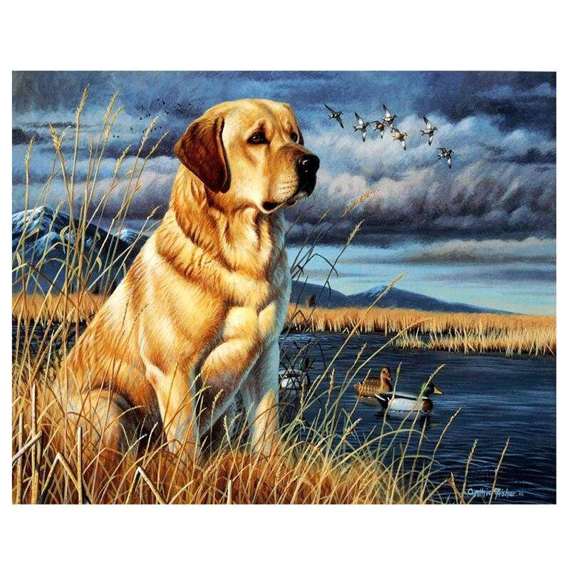 

Алмазная мозаика "Верный друг", картина стразами. Матовая. 30*40 см