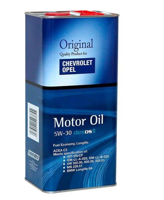 

Масло моторное OPEL 5W-30, 5 л (метал. банка)