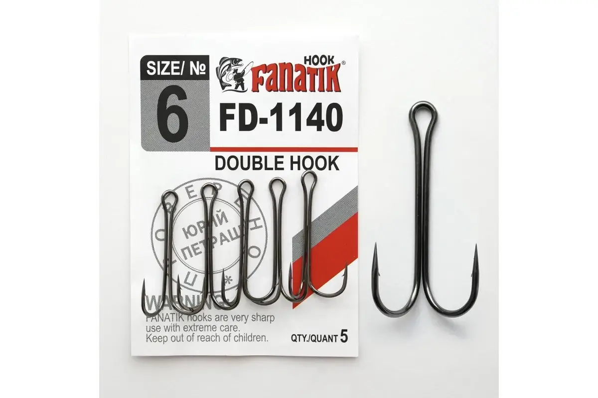

Гачки Двійні Fanatik FD-1140 №6 5 шт.