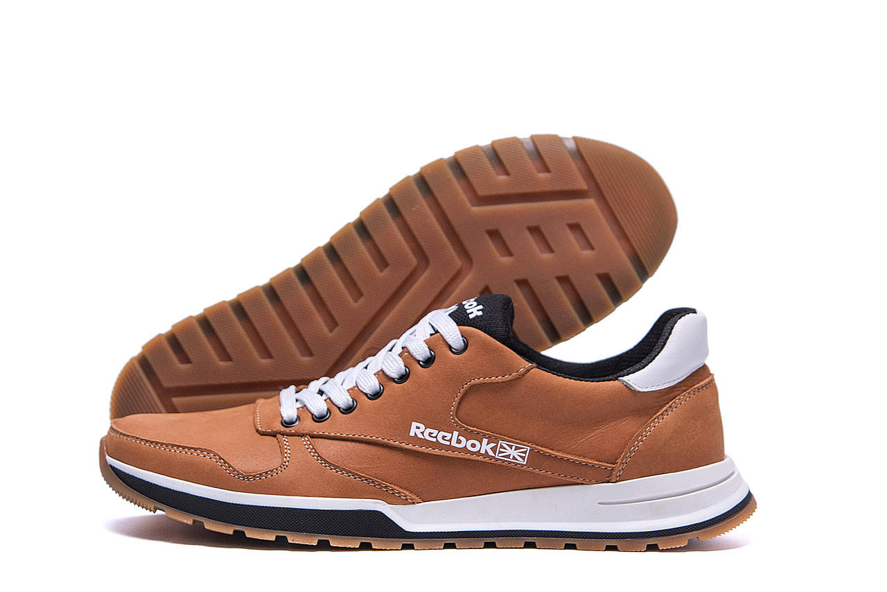 

Мужские кожаные кроссовки Reebok Classic Leather Trail Ginger Colour, Коричневый