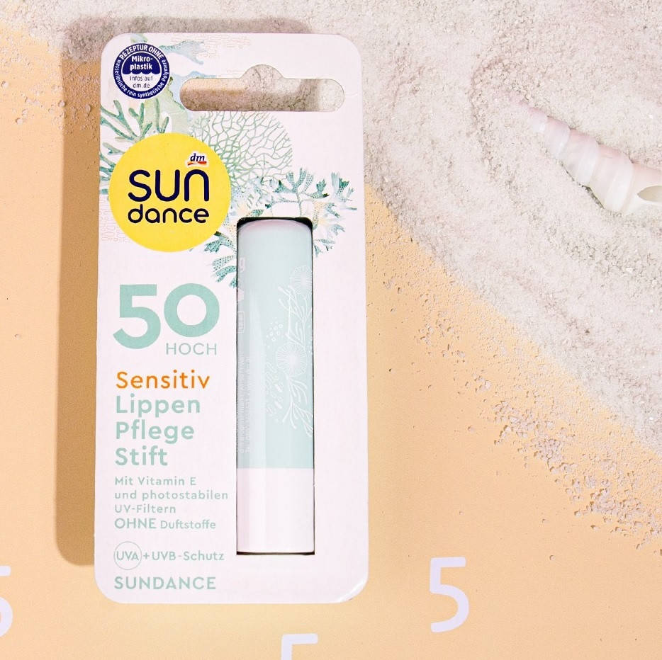 

Sundance Lippenpflege sensitiv LSF 50 Солнцезащитный бальзам для губ СПФ 50 4.8 г