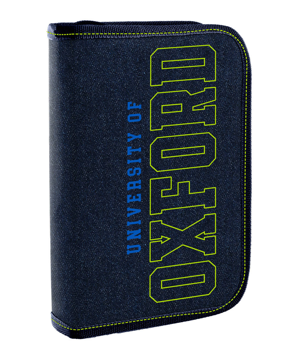 Пенал-книжка твердый YES одинарный без клапана HP-02 Oxford ), Синий