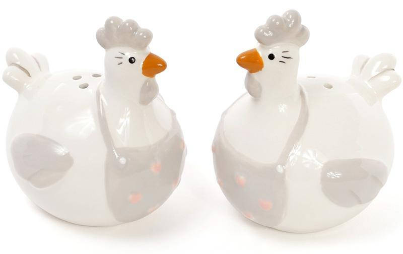 

Набор для специй "Курочка", 2 спецовника для соли и перца