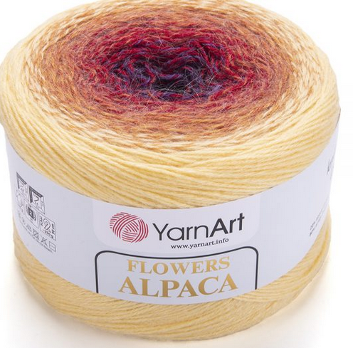 

Пряжа Flowers Alpaca-418